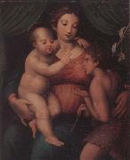 unknow artist The Madonna and child with the infant saint john the baptist oil painting artist